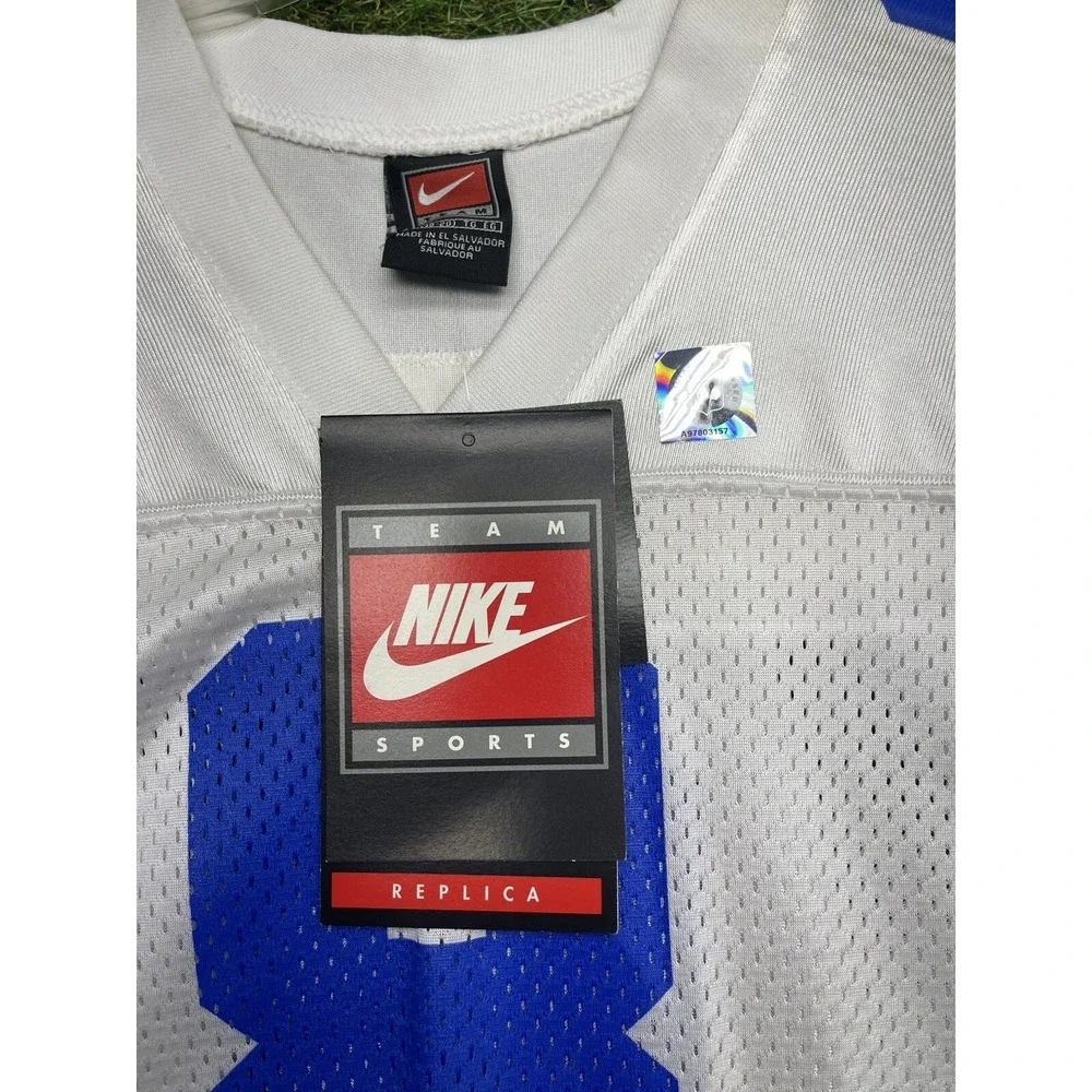 Vintage Dallas Cowboys Nike Jersey Youth XL 18-20 White Away Troy Aikman #8